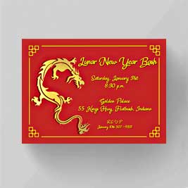 LUNAR NEW YEAR PARTY INVITATIONS
